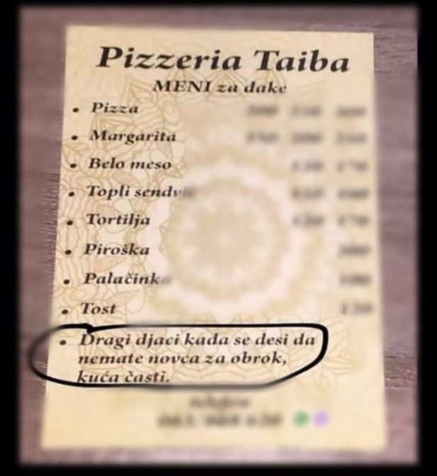 Pazarski restoran vraća vjeru u ljude, merhamet na djelu