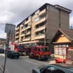 Požar na dimnjaku stambene zgrade u Novom Pazaru