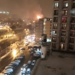 Gori zgrada u centru Novog Pazara