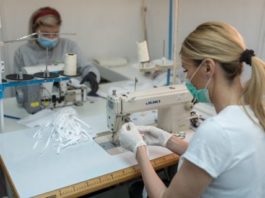 Human gest Rožajki u cilju zaštite od koronavirusa