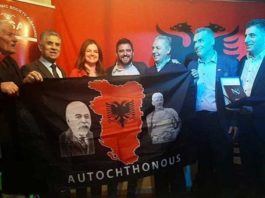 SKANDAL! Ugljanin sa zastavom Velike Albanije na kojoj su i dijelovi Sandžaka