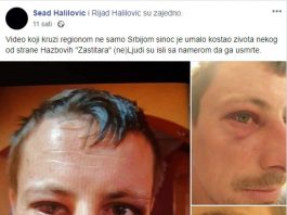 Pretučen član SDA zbog komentara o snimcima Hazba Mujovića na Facebooku