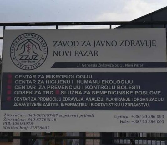 Tri nova slučaja COVID-19 na teritoriji Novog Pazara