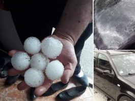 ŠOK-SNIMCI NEVREMENA U SJENICI, SASTAVILI SE NEBO I ZEMLJA: Lilo kao iz kabla, grad lupao crepove i automobile (VIDEO)