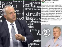 KO SE UPLAŠIO TV DEBATE – Kamberović javno izazvao Mujagića pa se nije pojavio u emisiji