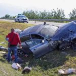 Jeziva scena kod Horgoša: Pazarac se isprevrtao i sletio u jarak!