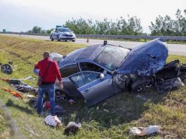 Jeziva scena kod Horgoša: Pazarac se isprevrtao i sletio u jarak!