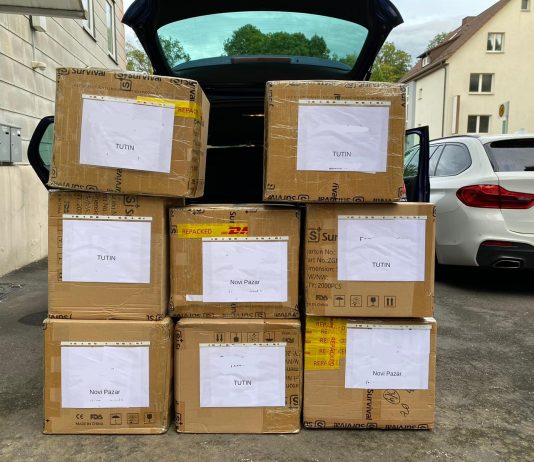 Od Sandžaklija iz Kassela stiglo 16.000 zaštitnih medicinskih maski