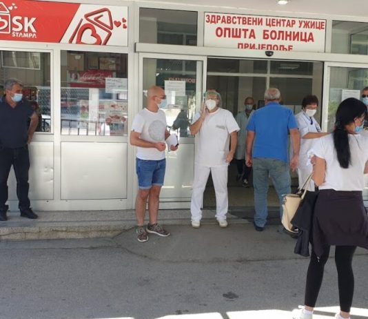 Prijepolje: U bolnici smešteno 34 pacijenta, 10 covid pozitivnih čeka na dalji transport
