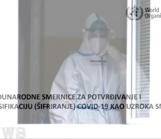 Da li je uzrok smrti COVID-19 ili ne dokumentovano prije četiri mjeseca