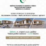 Sutra (subota) kamen temeljac za izgradnju Islamskog centra – Škole Kur'ana Časnog u Sjenici