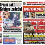 Sporazum Krivokapića, Bečića i Abazovića razočarao srpske tabloide