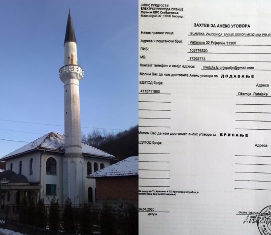 POZIV VJERNICIMA DA SE OKUPE – Distribucija u Prijepolju isključuje džamije sa električne mreže