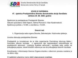 Ugljanin razrešio dužnosti rukovodioce stranke