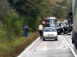 Saobraćajana nezgoda kod Nove Varoši: Žena izgubila kontrolu, vozilo završilo na krovu