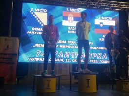 ELZAN JAČI OD KIŠE, VJETRA I HLADNOĆE: Bibić pobjednik 75. ulične trke u Ćupriji