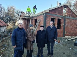 Muftija Dudić obišao izgradnju kuće porodici Koca