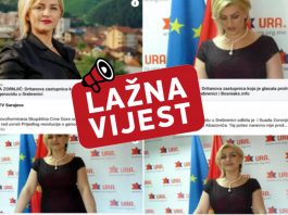 HAJKA – Kako su bosanski mediji lažno optužili Suadu Zoronjić da je glasala protiv Srebrenice u Skupštini CG