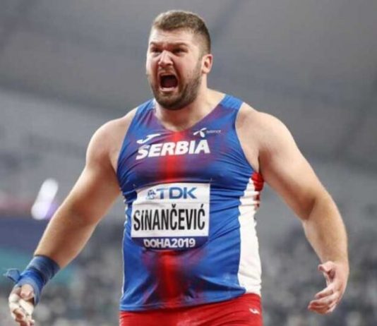 Sandschaklija Armin Sinančević gewann eine Goldmedaille im Kugelstoßen