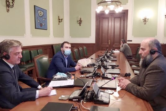 Akademik Zukorlić i šef Misije Saveta Evrope Flesenkepmer o obrazovanju i onlajn nastavi