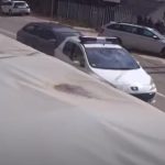 Dvostruki sudar u Novom Pazaru zabilježen kamerom