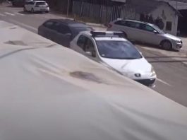 Dvostruki sudar u Novom Pazaru zabilježen kamerom
