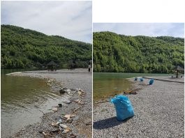 Volonteri iz Ribarića očistili “Pazarsku plažu” – Čuvajmo jezero, budimo savjesni