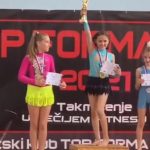 Ajša Čepeljac zlatna na Top Forma fitnes kids kupu