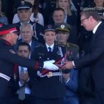 Predsednik Srbije Vučić uručio je medalje za hrabrost, bronzanu vatrogascu-spasiocu iz Prijepolja