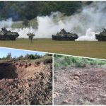 Serbian Army projectile almost hits village on Pester