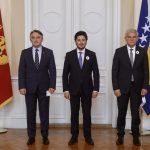 Abazović se u Predsjedništvu BiH sastao s Komšićem i Džaferovićem, Dodik nije došao