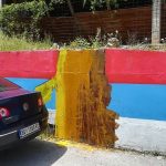 Prefarban mural s likom osuđenog ratnog zločinca Ratka Mladića u Foči