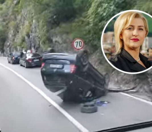 Suada Zoronjić povrijeđena u udesu na putu Podgorica – Kolašin