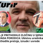 Novi poručeni tekst u Kuriru – Hamidović prijetio i iznuđivao novac od Latovića