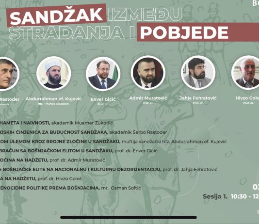 U petak naučna konferencija “Sandžak između stradanja i pobjede”