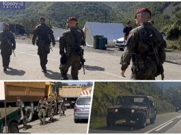 KFOR stigao na Jarinje: „Povećali smo broj i trajanje patrola“