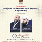 Skupština BNF-a u Njemačkoj 9. oktobra – Specijalni gosti akademik Zukorlić i muftija Kujević