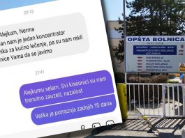 Bolnica bez kiseonika i medicinskog osoblja, stariji i muhtač bolesnici gladni i žedni