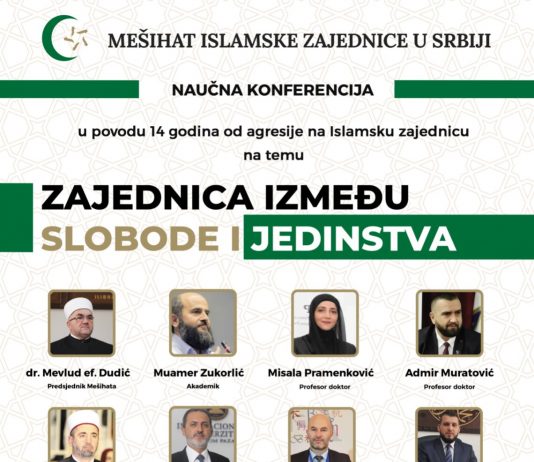 U ponedjeljak 4. oktobra naučna konferencija “Zajednica između slobode i jedinstva”