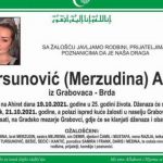Tuga u Srebreniku: Preminula 25-godišnja Aida Tursunović