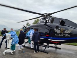 Trudnica iz Opće bolnice u Sarajevu helikopterom hitno prebačena u Zagreb