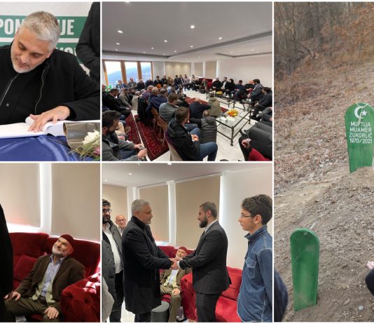 Jovanović se upisao u knjigu žalosti i nakon sućuti porodici obišao mezar muftije Zukorlića