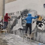 Mural zločincu Mladiću bio prekrečen na kratko, desničari obrisali farbu