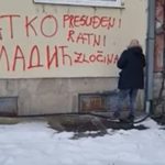 Bošnjak iz Pljevalja dopisao istinu na uvrjedljive grafite