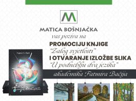 U četvrtak promocija knjige „Zalog svjetlosti” i otvaranje izložbe slika „u podneblju dva jezika” akademika Bačija