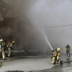 Veliki požar na Autobuskoj stanici u Sarajevu