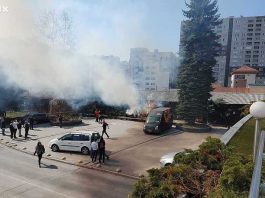 Sarajevo: Požar kod Mercatora u Ložioničkoj ulici