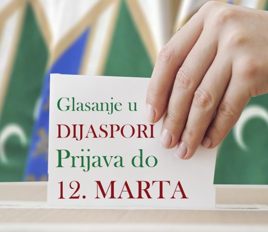 POSLJEDNJI POZIV – Prijavljivanje za glasanje u inostranstvu do 12. marta
