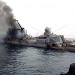 Pojavile su se fotografije i snimci ruskog ratnog broda dok tone