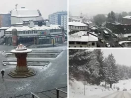 Aprilski snijeg u Sandžaku, slijede topliji dani